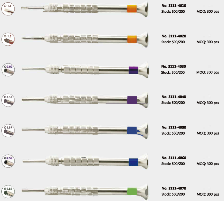 Ensemble de tournevis A19G