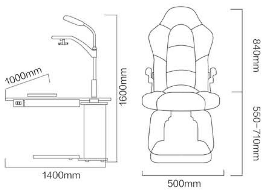 Unité Ophtalmique TS-880L