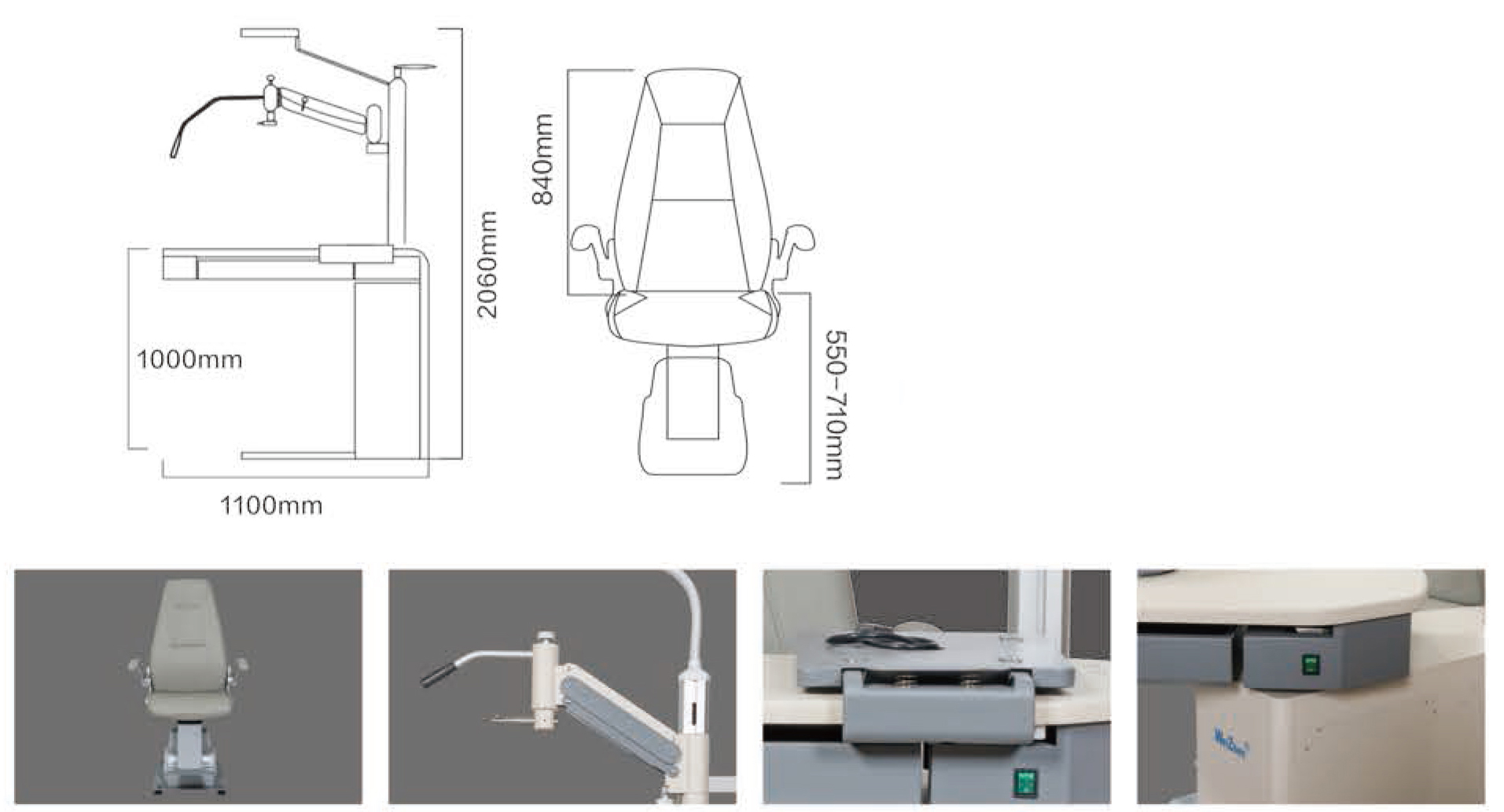 Unité Ophtalmique TZ-430B/TZ-430A