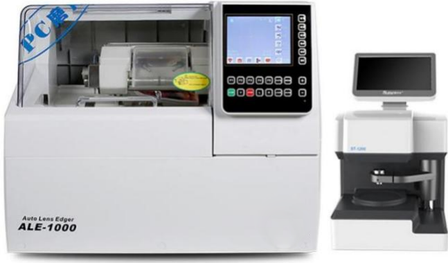 ALE-1000 with ST-1200 Scanner Patternless Lens Edger